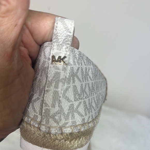 NWOT Michael Kors Lenny Signature Logo Jacquard Slip-On Espadrilles Size 9 - Picture 10 of 12
